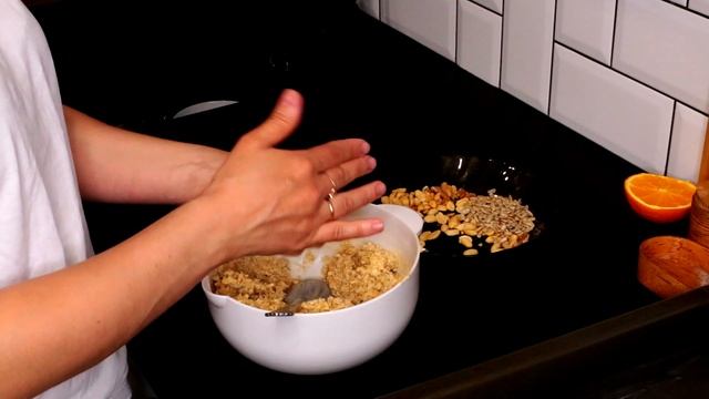 Овсяное печенье с орешками / Oatmeal Cookies With Nuts