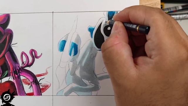 Drawing Monsters Smiling critters ( Poppy playtime chapter 3 ) смотреть онлайн