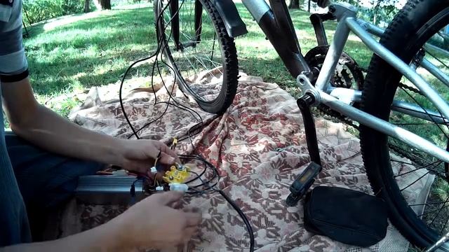 Как собрать электровелосипед на 1500w Китайский набор смотреть онлайн