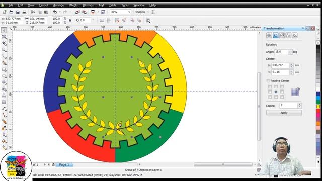 coreldraw x5 tutorial (logo ) смотреть онлайн