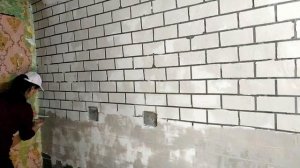 РЕМОНТ ДАЧИ. КУПИЛИ СТАРЫЙ ДОМ. ИМИТАЦИЯ КИРПИЧА. РЕМОНТ ДОМА. DIY. РЕМОНТ стен. Tiles
