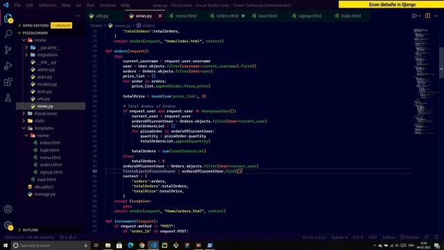 ? Confirming Order For Pizza Shop| #18 | Ecommerce Website Series In Django Python смотреть онлайн