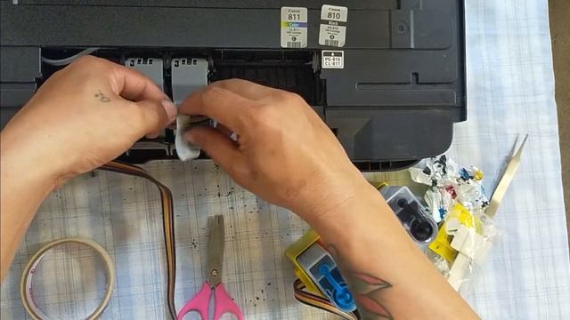 How to Convert Canon Printer into Continuous Ink Supply System (CISS). смотреть онлайн