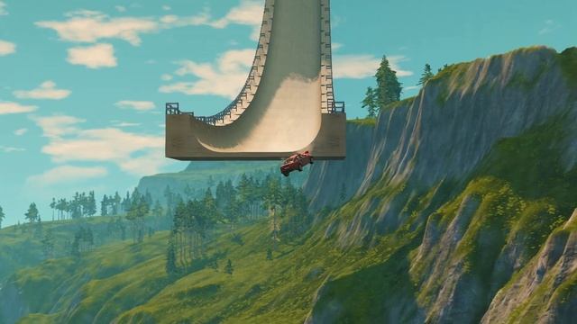 Cars vs Giant RAMP #1 – BeamNG.Drive! BeamNG Drive Crashes Cars! смотреть онлайн