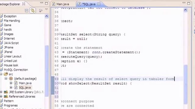 JAVA & MySQL Connection Using JDBC 3-7 смотреть онлайн