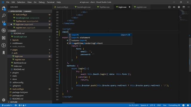 #4 - Laravel + NuxtJS social authentication with socialite: logging in at the frontend смотреть онлайн