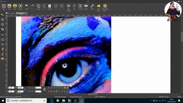 13 T shirt printer online tutorial- Process and Rip a file for light Tshirt смотреть онлайн