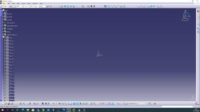Wing and propeller generation application with Python for CATIA V5 смотреть онлайн