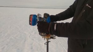 Шуруповерт с редуктором для ледобура, бюджетный вариант