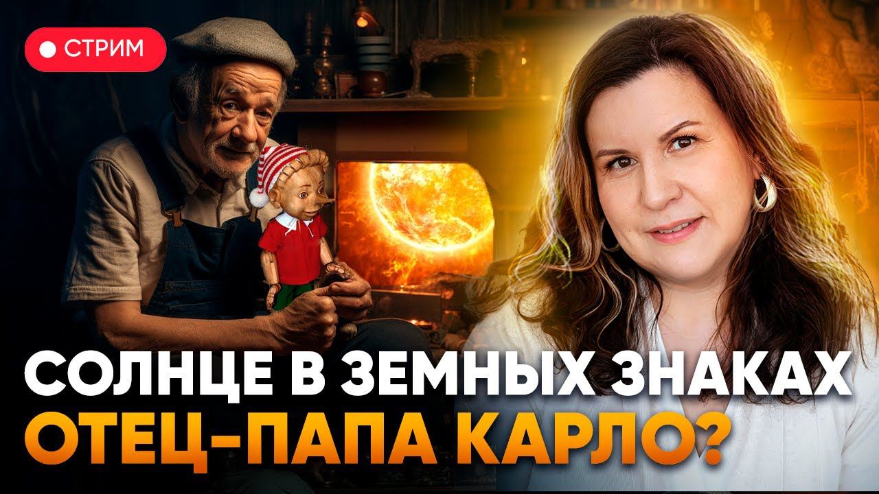Солнце в земных знаках зодиака: Телец, Дева и Козерог. Отец - папа Карло? смотреть онлайн