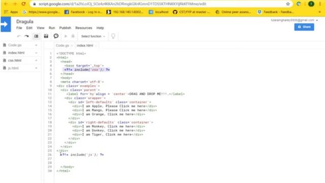 Dragula js x google App Script drag and drop the items смотреть онлайн