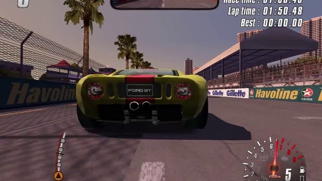 Toca Race Driver 2, PC Gameplay, Ford GT 40, Surfer's Paradise смотреть онлайн