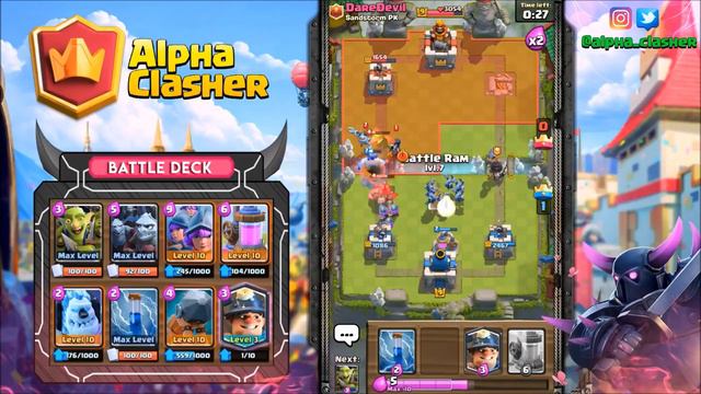 TOP 3 DECKS FOR "CLASH ROYALE LEAGUE CHALLENGE" IN CLASH ROYALE | DOUBLE HUT | 3M | PEKKA MINER! смотреть онлайн