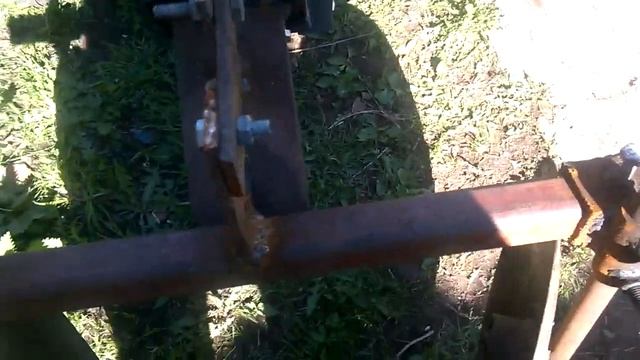 Задняя навеска с рычагом подъема-опускания переднего адаптера мотоблока смотреть онлайн