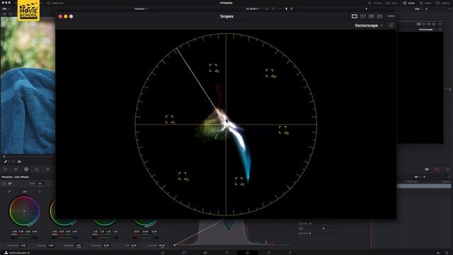 Как работает инструмент Vectorscope I Vectorscope monitor explained смотреть онлайн