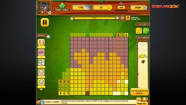 Color cross online #103 (Picross) смотреть онлайн