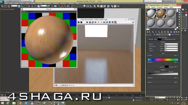 3D / 3Ds Max | Создание Реалистичного Материала Дерева (VRay) смотреть онлайн