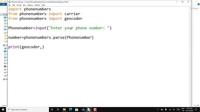 Get Phone Number Information using Python смотреть онлайн