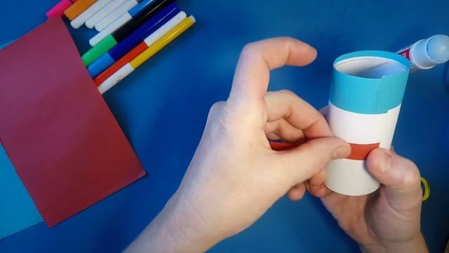 Снеговик из картонной втулки. смотреть онлайн