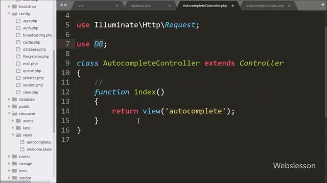 Ajax Autocomplete in Laravel смотреть онлайн