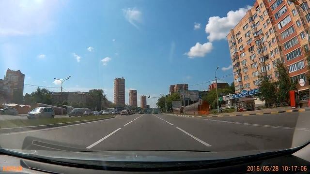 г.Щелково, ул.Пролетарский просп. - ул.Московская. Ч.1.28.05.2016 смотреть онлайн