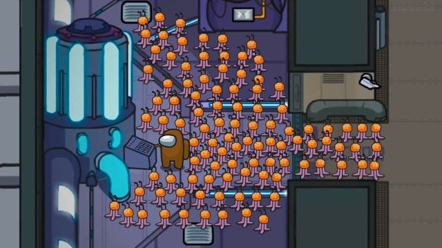 AMONG US, But Every Player Has 100 PETS смотреть онлайн
