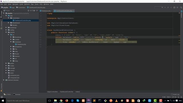 #15 Database class part_3 - How to create your own php framework from scratch смотреть онлайн