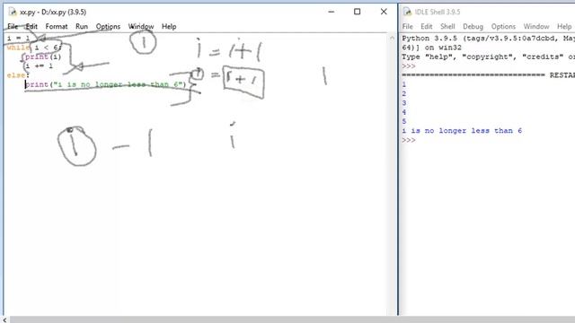 While Loop Python in CodeB смотреть онлайн