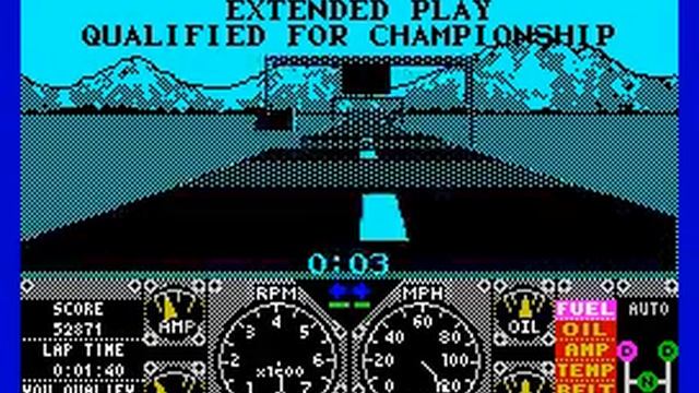 Hard Drivin' Walkthrough, ZX Spectrum смотреть онлайн