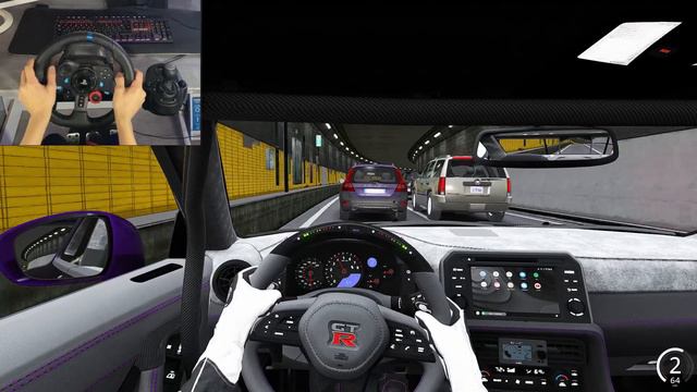 Nissan GT-R35 Rocket Bunny 1015bhp - Assetto Corsa - Logitech G29 -- Gameplay смотреть онлайн