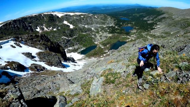 В горах Алтая | Каракольские озёра 2022 | Пеший однодневный маршрут смотреть онлайн