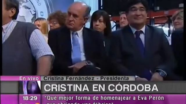 Discurso de Cristina Fernández en la planta de FIAT de Córdoba (Parte I) смотреть онлайн