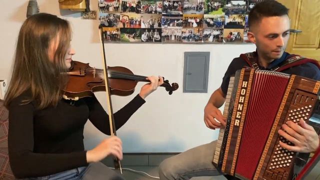 Polka Szarpana - skrzypce i akordeon (Hohner Alpina 96) смотреть онлайн