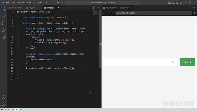 Creating a Custom Multi-Select Tag Dropdown with Searchable Tags using HTML, CSS and jQuery смотреть онлайн