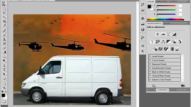 como rebaixar carro no photoshop cs4 смотреть онлайн