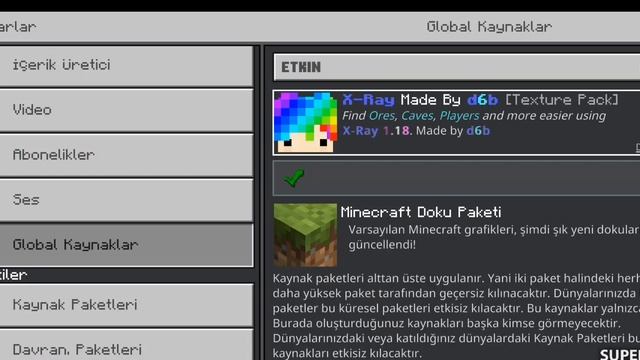 MİNECRAFT MOBİLDE X-RAY AÇMA (%100 İŞE YARIYOR) смотреть онлайн
