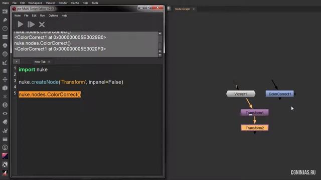 Python For Nuke. Создание нод смотреть онлайн