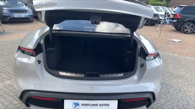 2021/71 PORSCHE TAYCAN TURBO IN CRAYON WITH TWO TONE SMOOTH FINISH LEATHER IN BLACK AND CRAYON