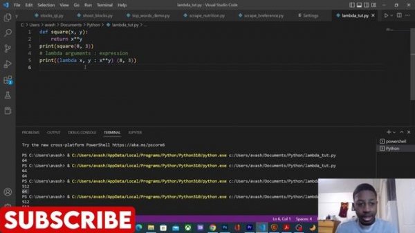 Lambda Functions in Python