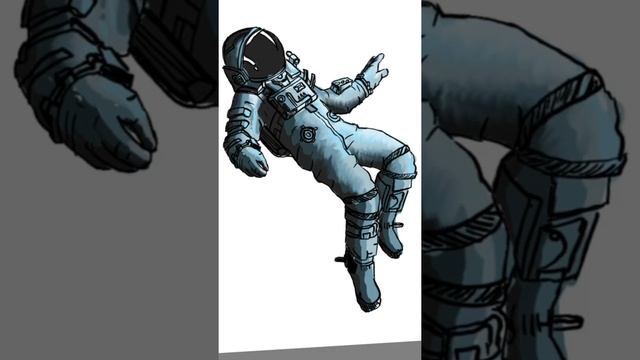 Painting a fantasy Space Scene with Autodesk Sketchbook Mobile (Speed Painting) смотреть онлайн