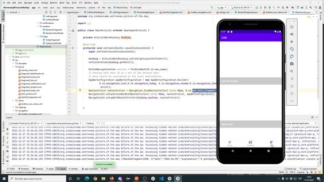 APOD API. Android Java Example смотреть онлайн