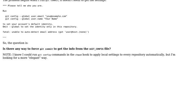Different .gitconfig based on current path смотреть онлайн