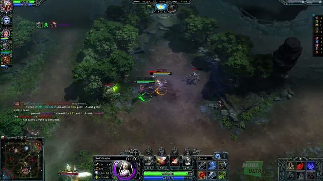 HoN Swiftblade MOCK OF BRILLIANCE with FROSTBURN - MVP смотреть онлайн