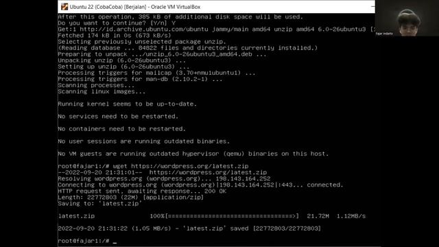 Portofolio Menggunakan Wordpress Pada Ubuntu Server 22.04 - Keamanan Sistem Informasi смотреть онлайн