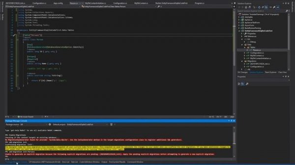 c# - это просто: Entity Framework Code First SqLite за 15 минут