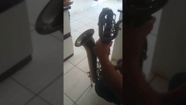 Testando sax barítono Selmer Paris comprado no aliexpress 2017 смотреть онлайн