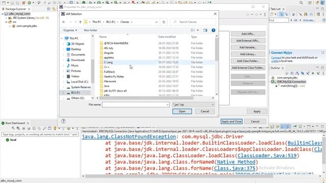 Java and MySQL Connection in Eclipse IDE || JDBC by Madhu Sir || Leela Soft Technologies || JDBC смотреть онлайн