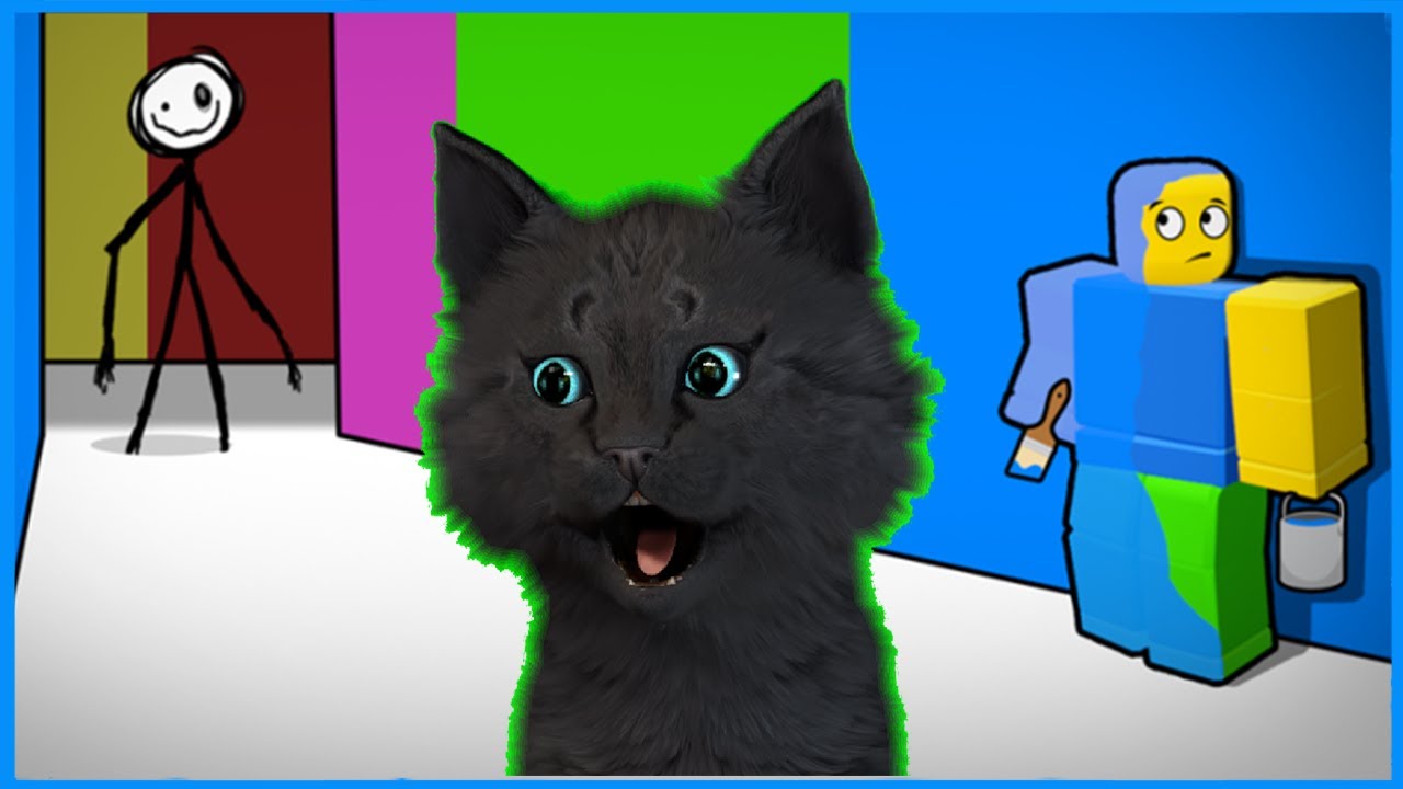 Цвет или смерть РОБЛОКС ? Roblox и Супер Кот смотреть онлайн