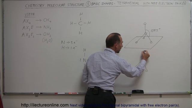 Chemistry - Molecular Structure (8 of 45) Basic Shapes-Tetrahedral Planar with Free Electron Pairs смотреть онлайн