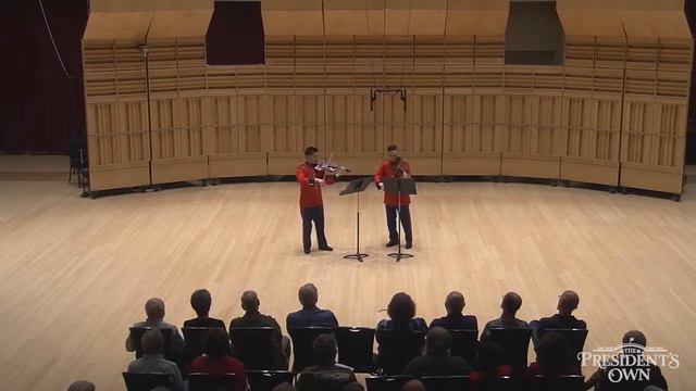 HAYDN Sonata in B-flat for Violin and Viola, Hob. VI:3, Menuet - U.S. Marine Band смотреть онлайн